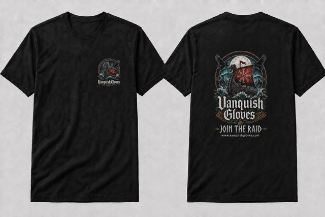 Vanquish Gloves Nordic Shirt Series — Viking Ship