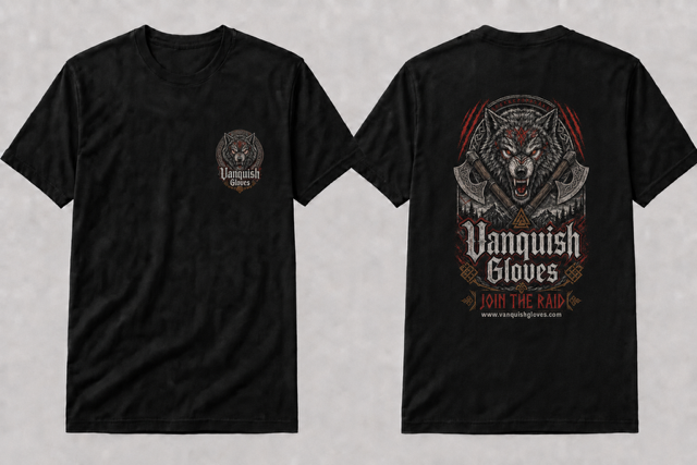 Vanquish Gloves Nordic Shirt Series — Fenrir Wolf
